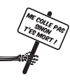Stickers ME COLLE PAS