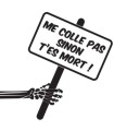 Stickers ME COLLE PAS
