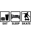 Stickers EAT SLEEP SKATE