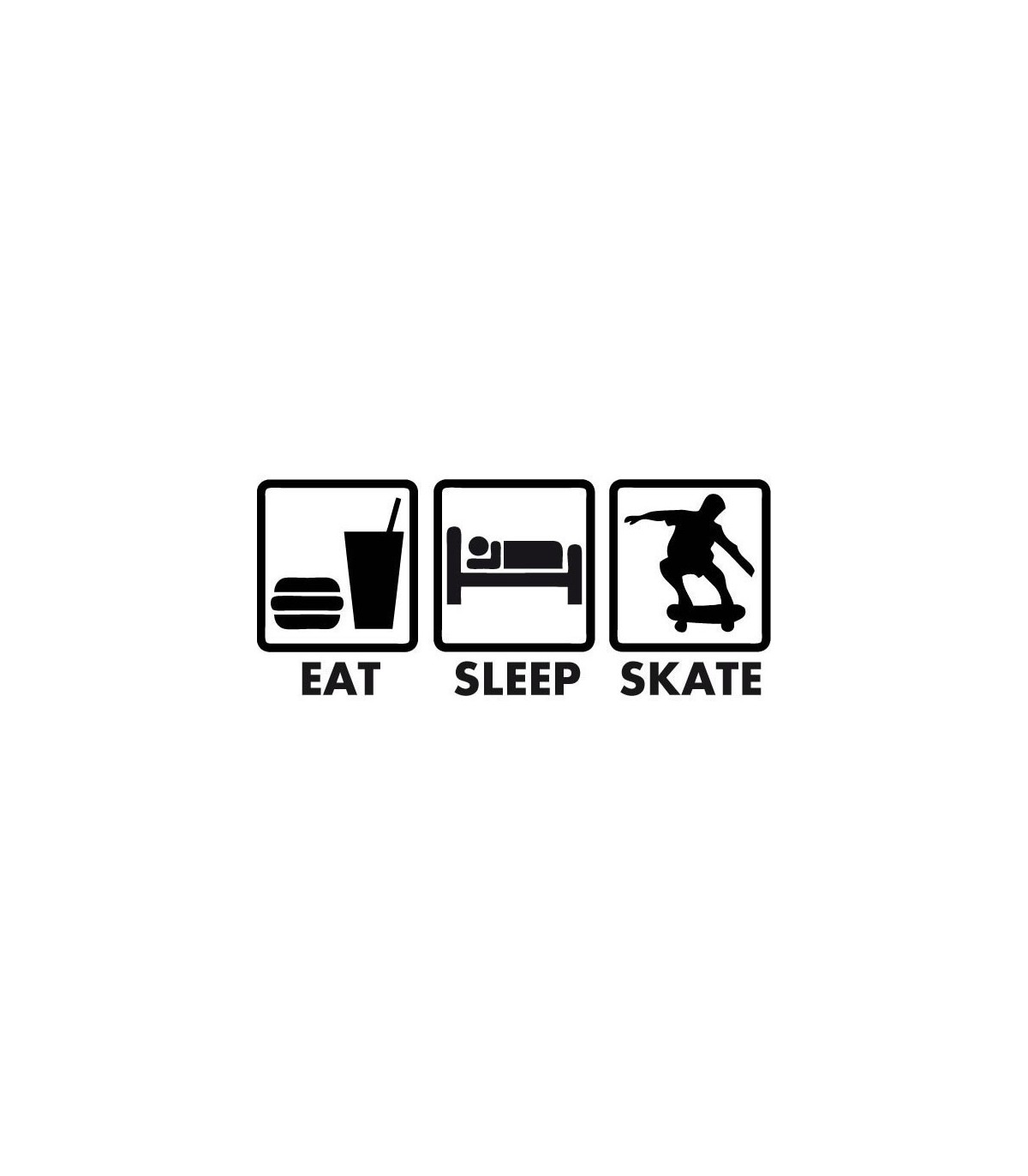 Stickers EAT SLEEP SKATE