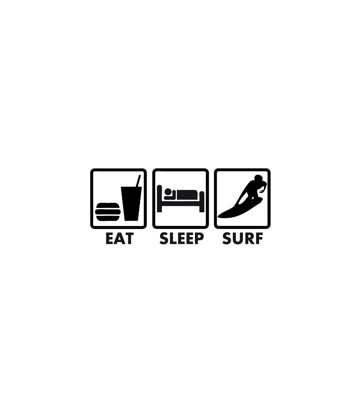 Stickers EAT SLEEP SURF