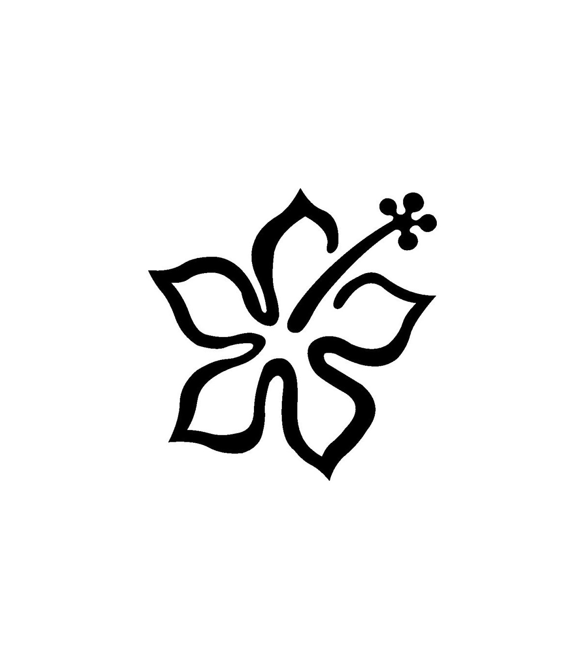 Stickers FLEUR HIBISCUS 
