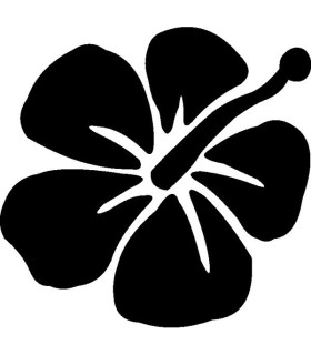 Stickers FLEUR HIBISCUS  2