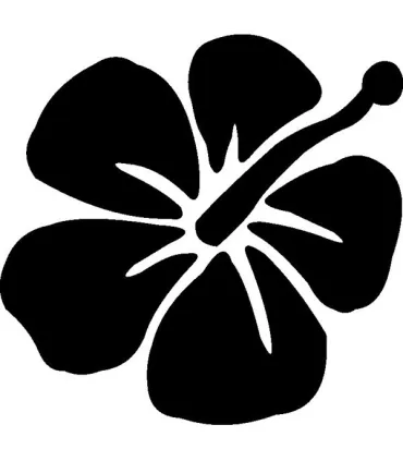 Stickers FLEUR HIBISCUS  2