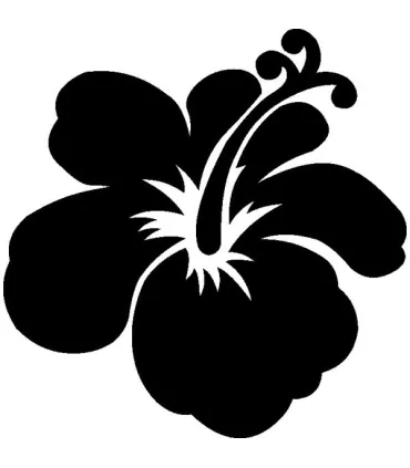 Stickers FLEUR HIBISCUS 5