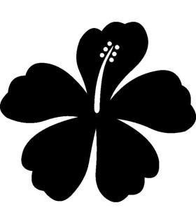 Stickers FLEUR HIBISCUS 8