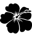Stickers FLEUR HIBISCUS 9