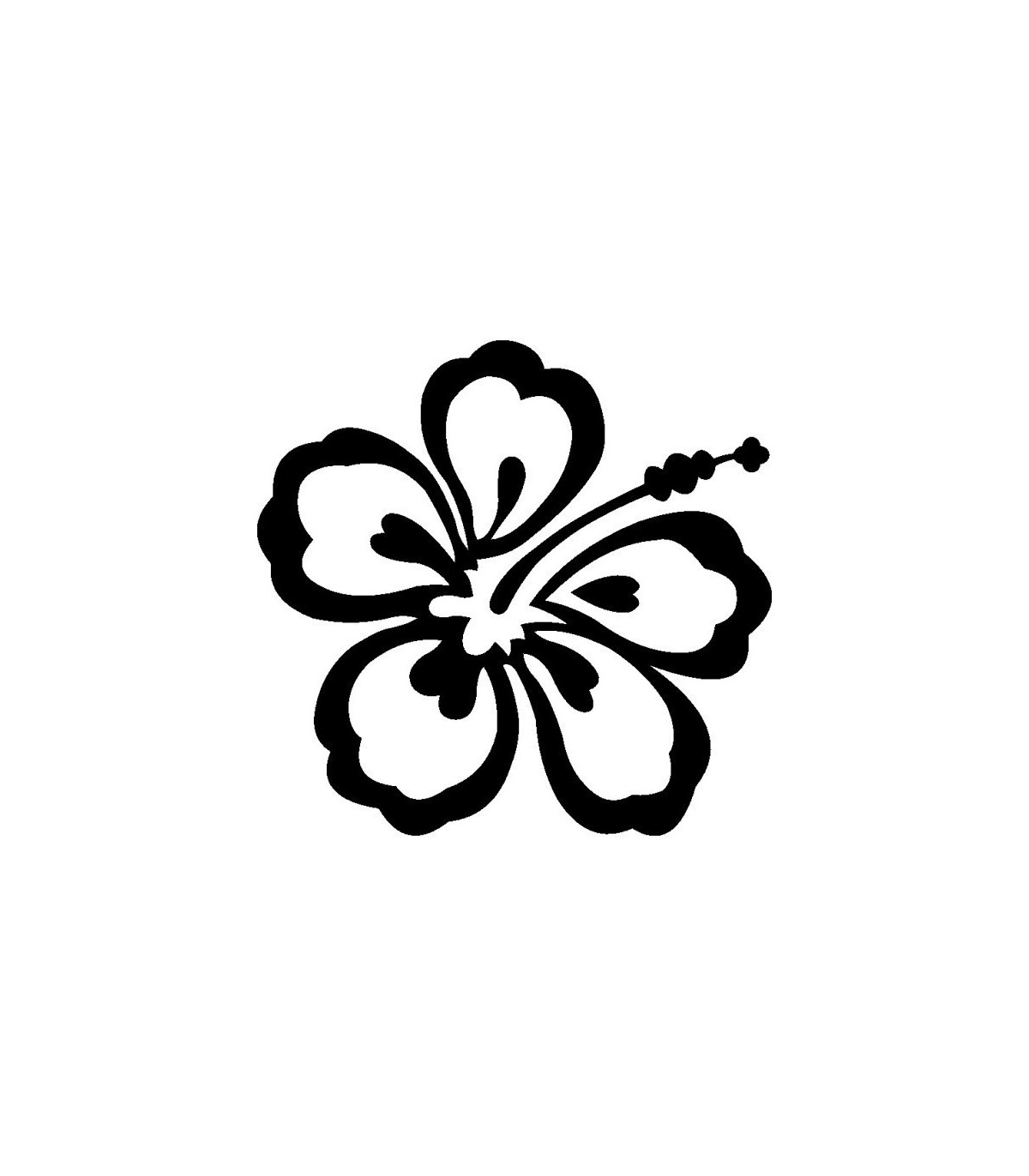 Stickers FLEUR HIBISCUS 12