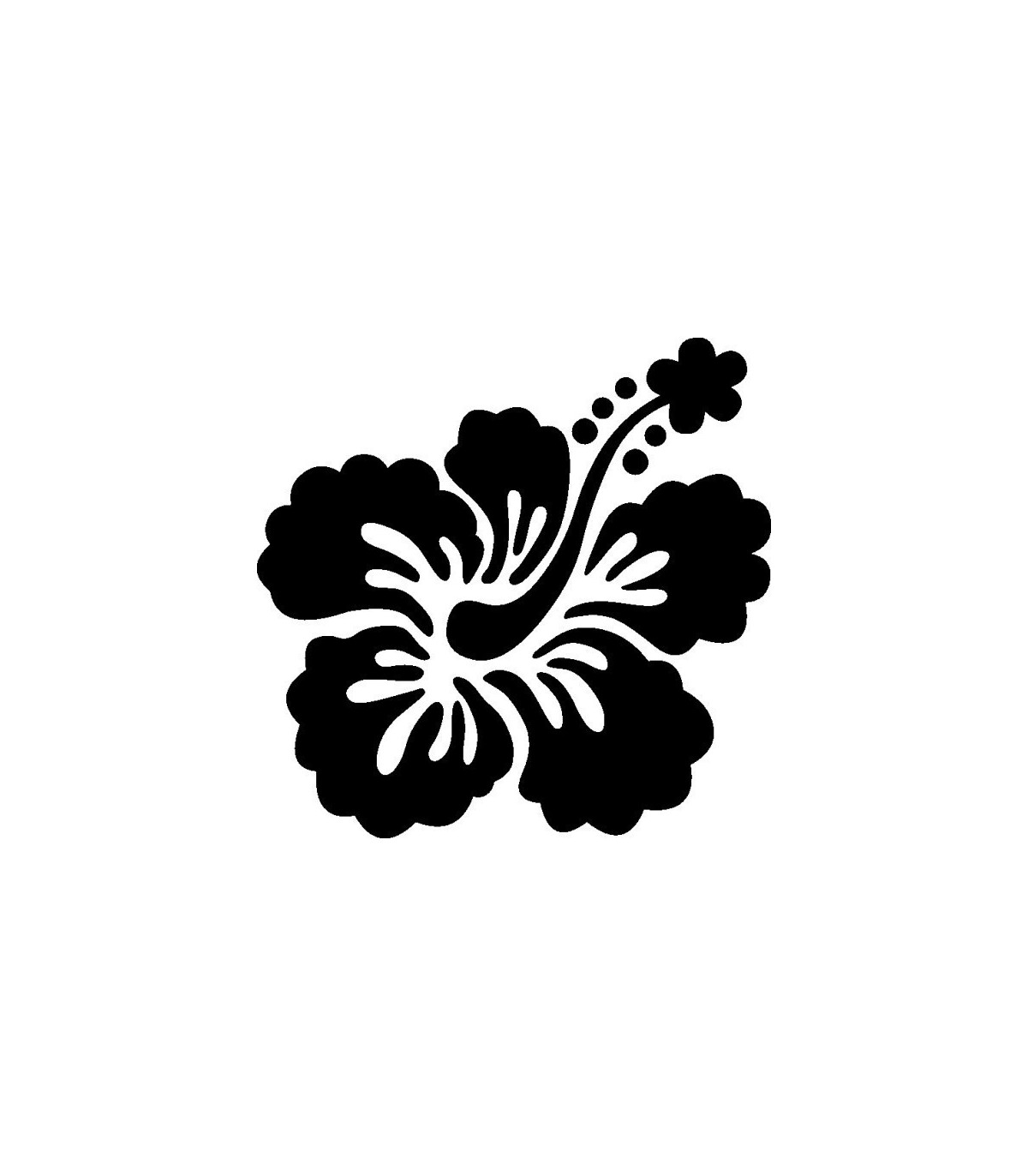 Stickers FLEUR HIBISCUS 16