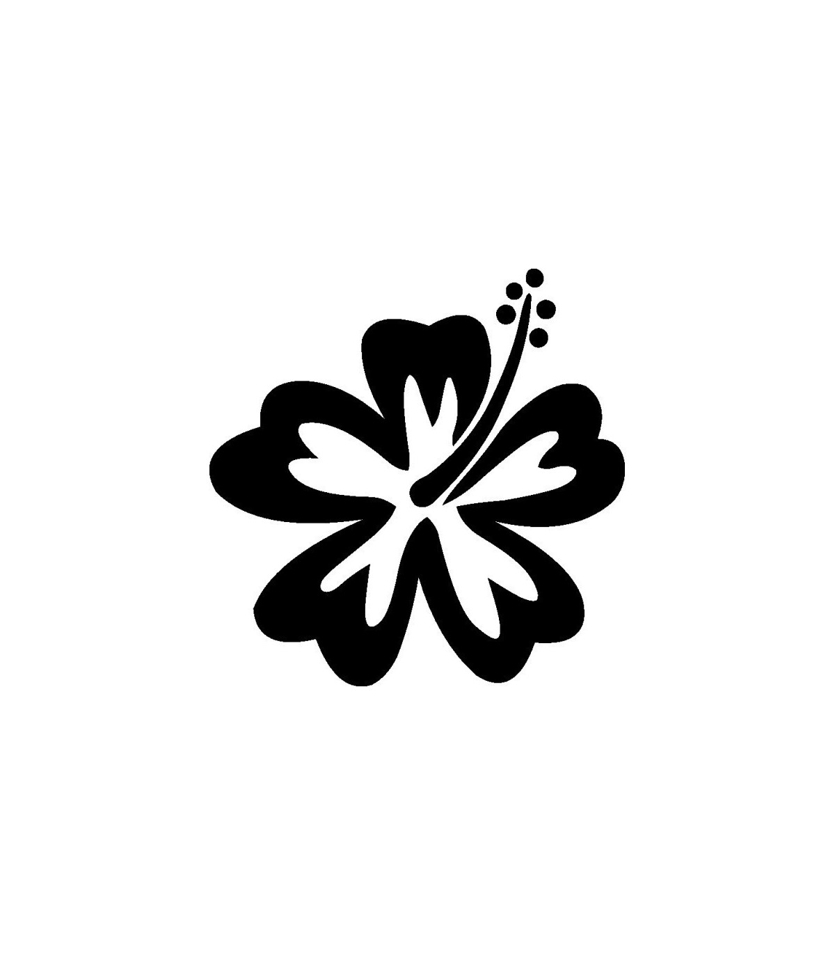 Stickers FLEUR HIBISCUS 17