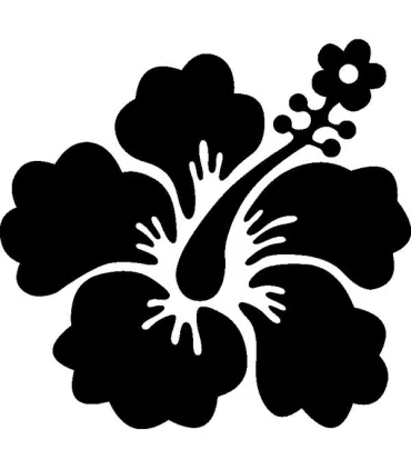 Stickers FLEUR HIBISCUS 20