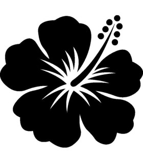 Stickers FLEUR HIBISCUS 23