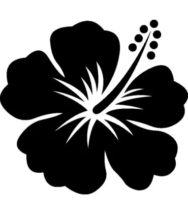 Stickers FLEUR HIBISCUS 23