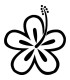 Stickers FLEUR HIBISCUS 24