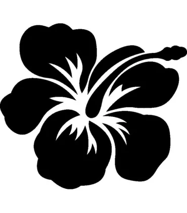 Stickers FLEUR HIBISCUS 25