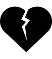 Stickers CŒUR FOUDRE