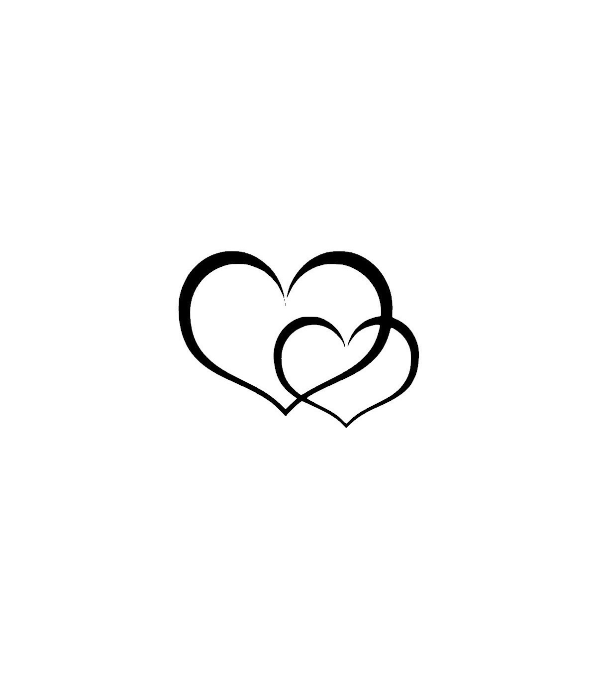 Stickers CŒUR DOUBLE