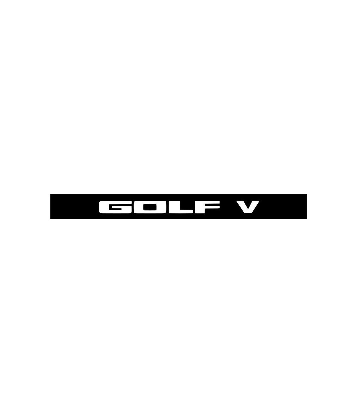 Stickers CACHE FEUX STOP VW GOLF 5