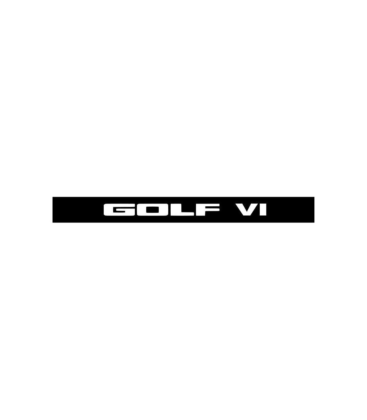Stickers CACHE FEUX STOP VW GOLF 6