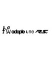 Stickers ADOPTE UNE RS