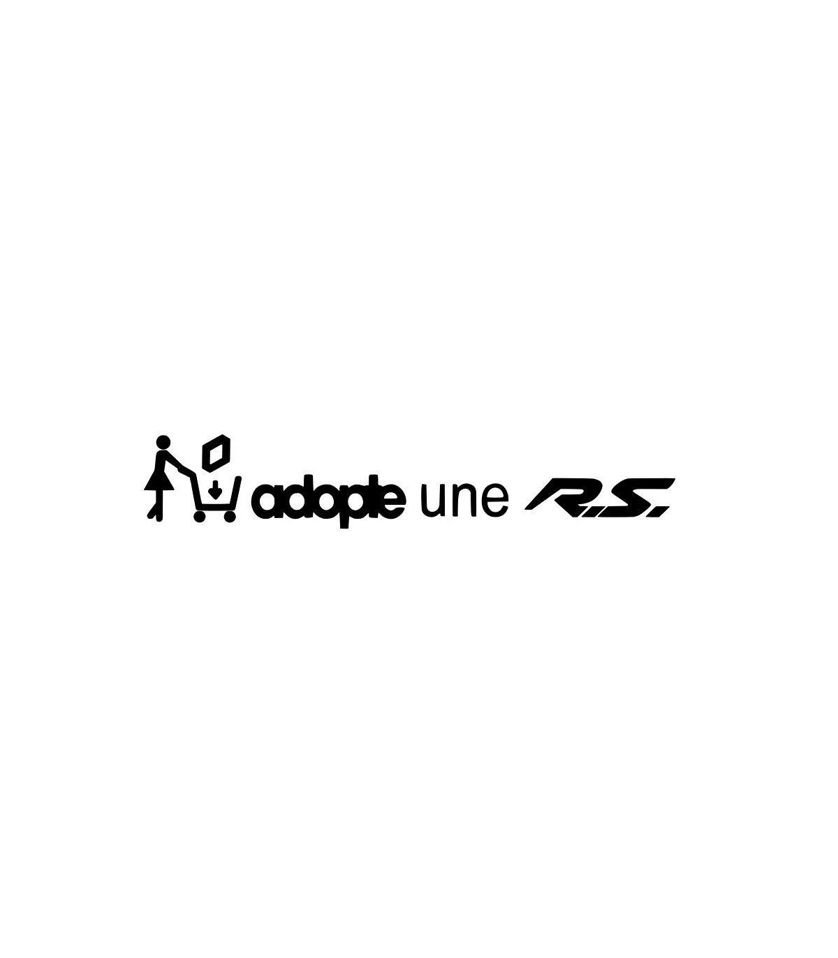 Stickers ADOPTE UNE RS