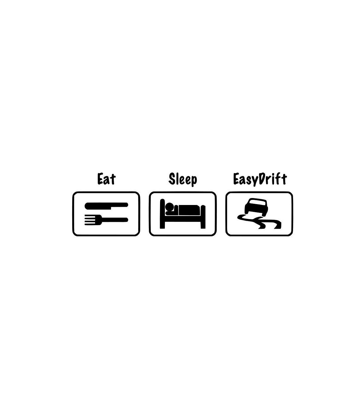 Stickers EAT SLEEP EASYDRIFT