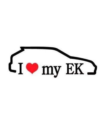 Stickers I LOVE MY EK