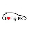 Stickers I LOVE MY EK