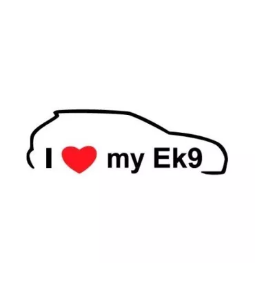 Stickers I LOVE MY EK9