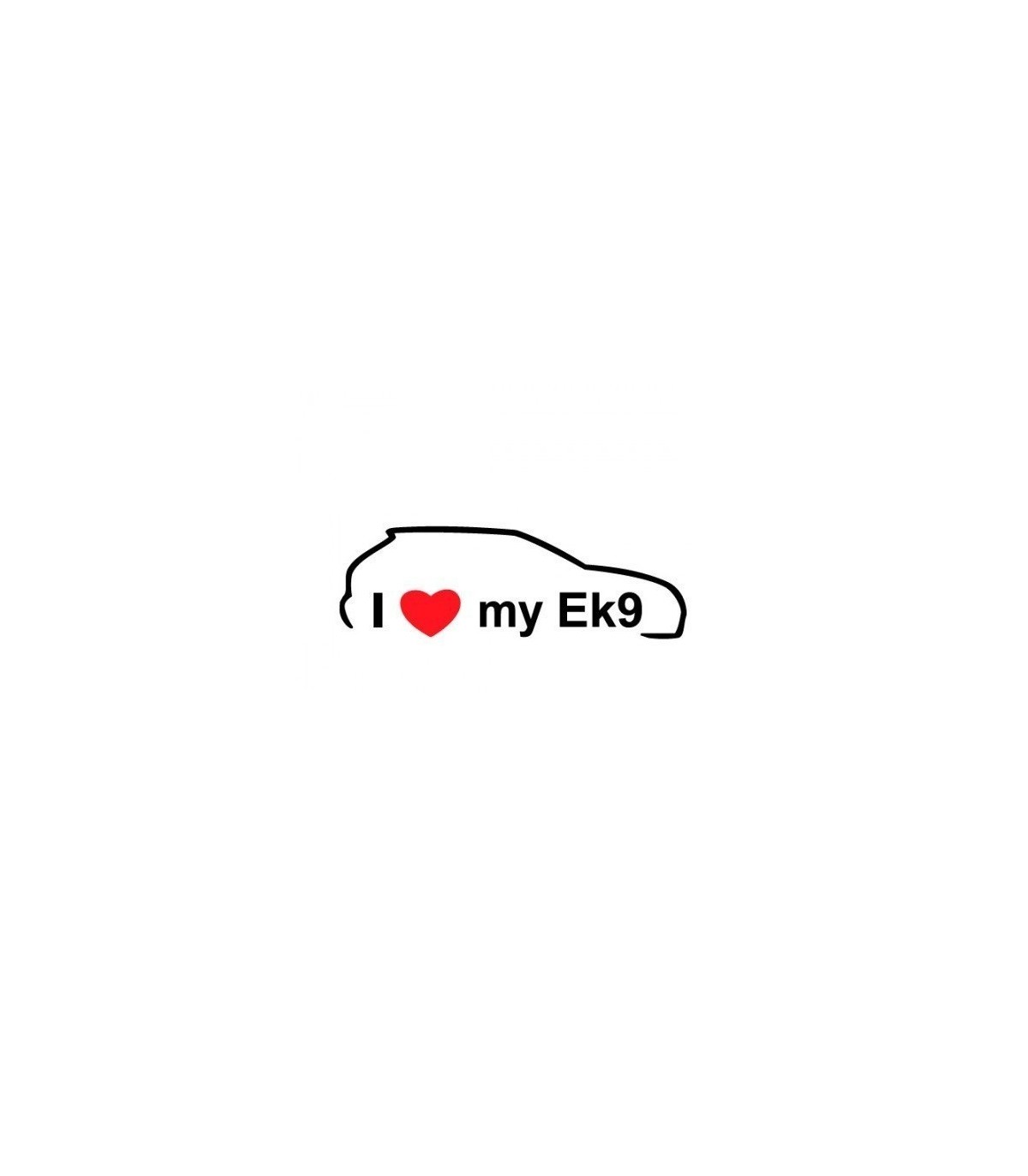 Stickers I LOVE MY EK9