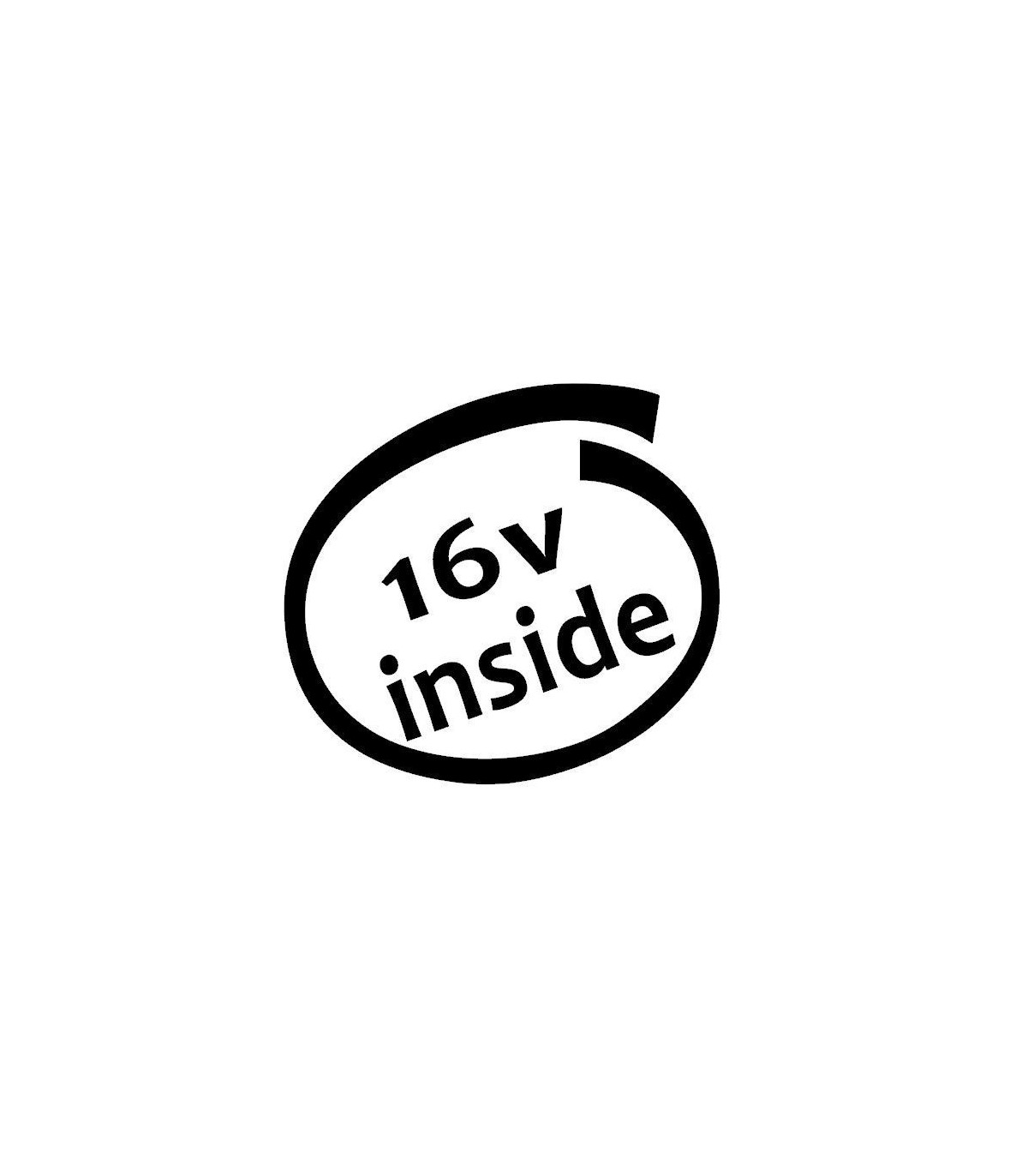 Stickers 16V INSIDE