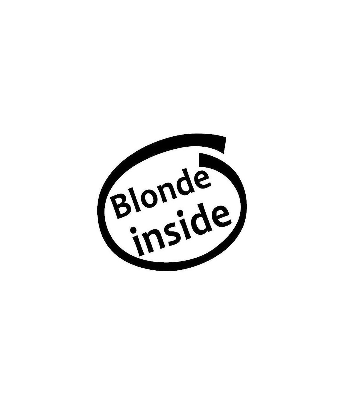 Stickers BLONDE INSIDE