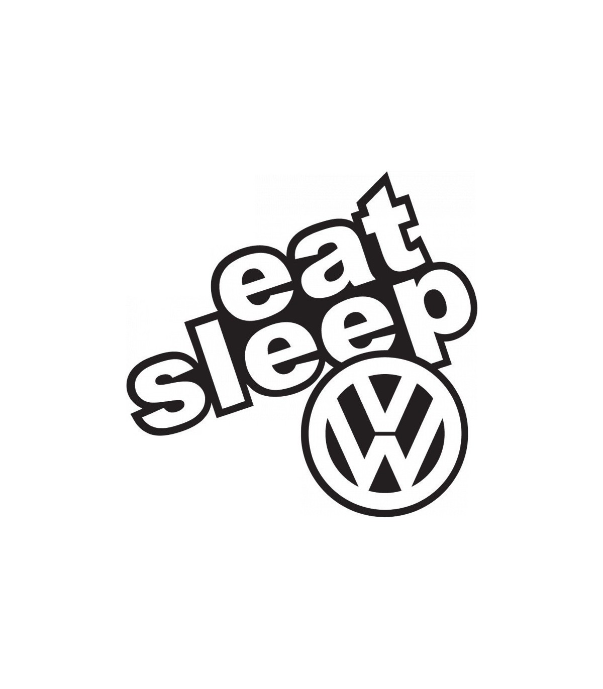 Stickers EAT SLEEP VW