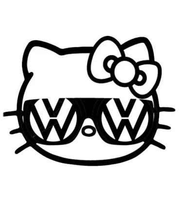 Stickers KITTY VW
