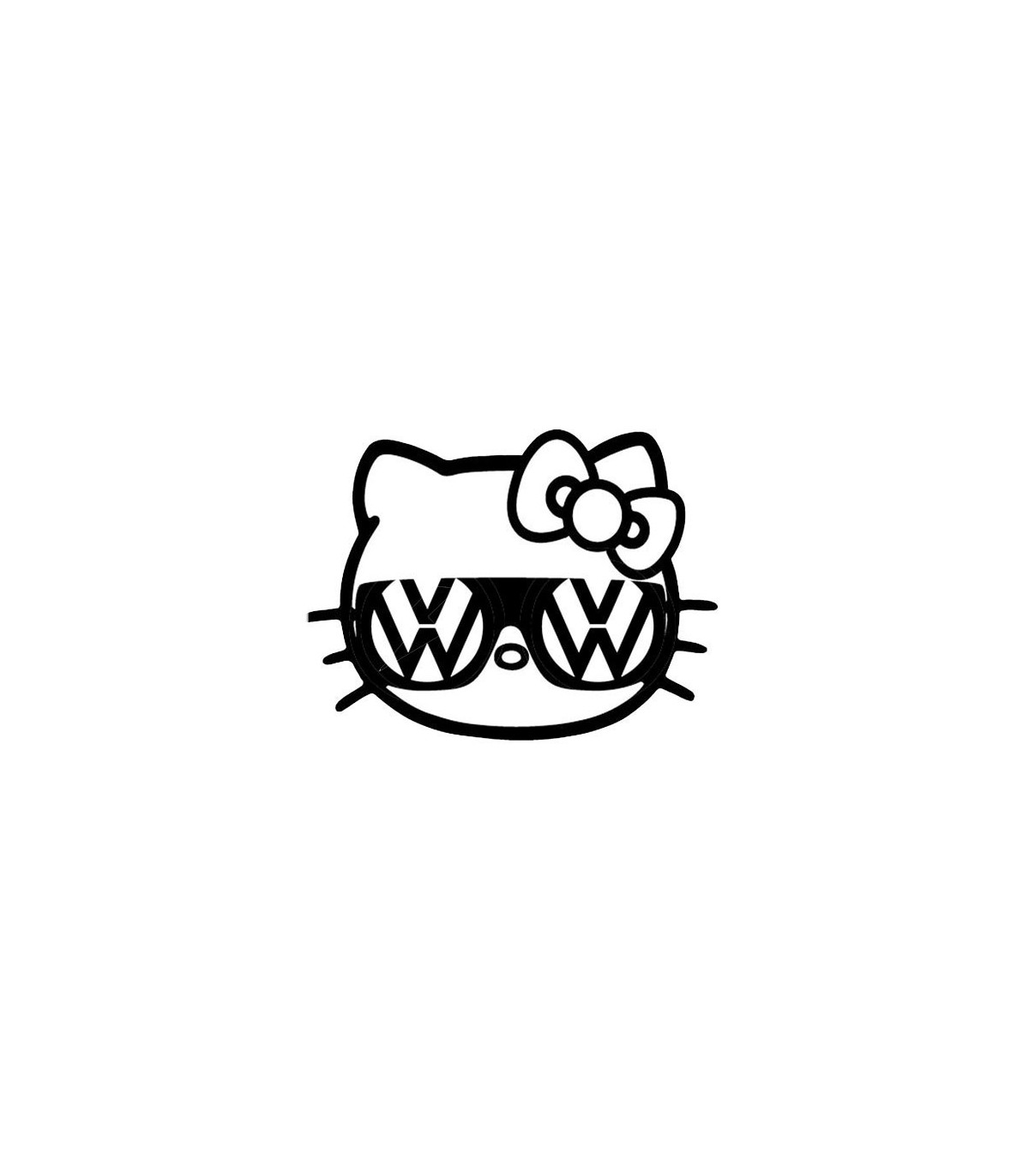 Stickers KITTY VW