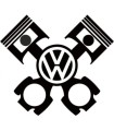 Stickers PISTON VW