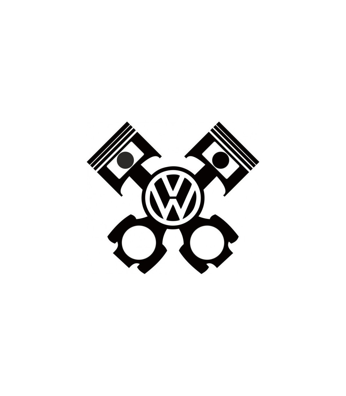 Stickers PISTON VW
