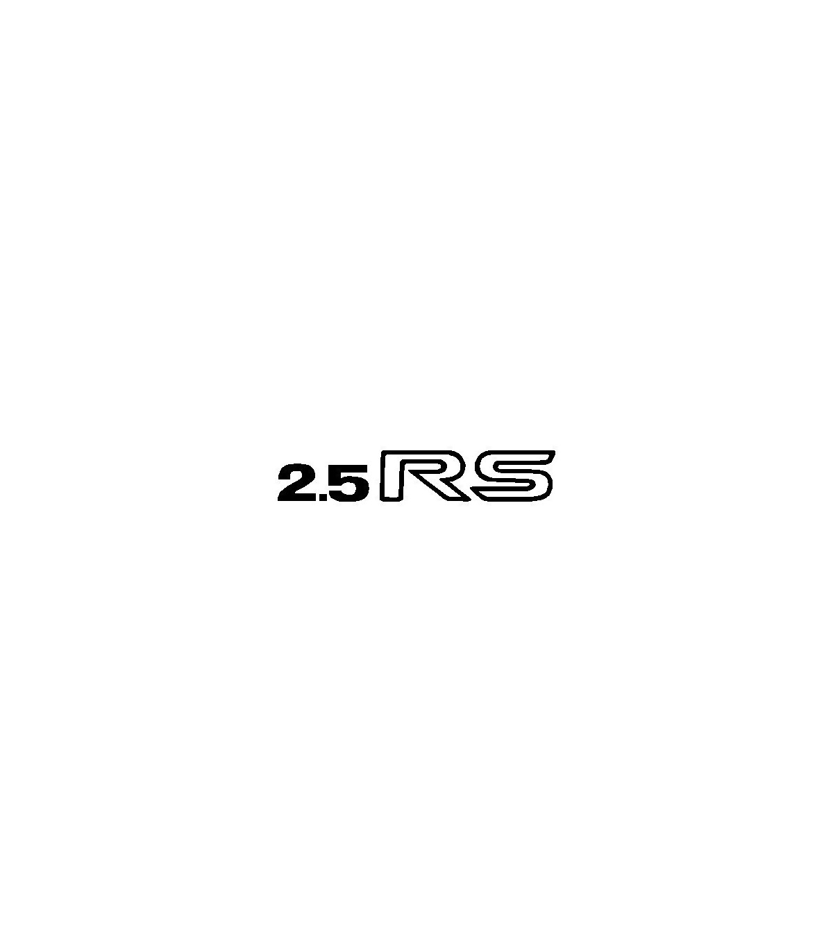 Stickers SUBARU 2.5 RS