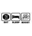 Stickers EAT SLEEP BOOST
