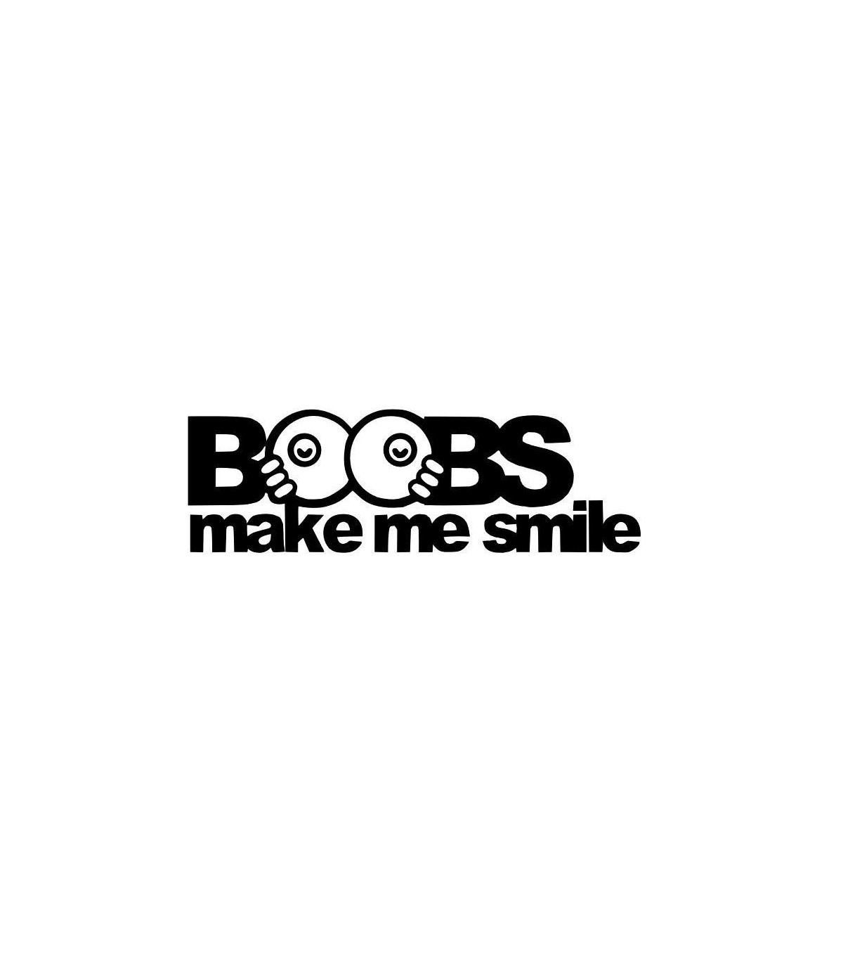 Stickers BOOBS MAKE ME SMILE