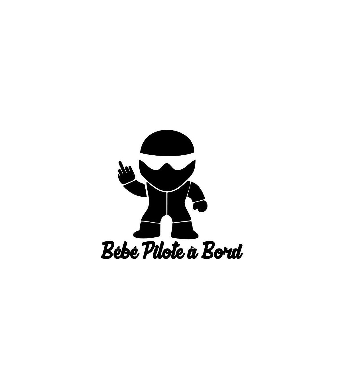 Stickers BEBE PILOTE A BORD