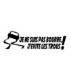 Stickers PAS BOURRE