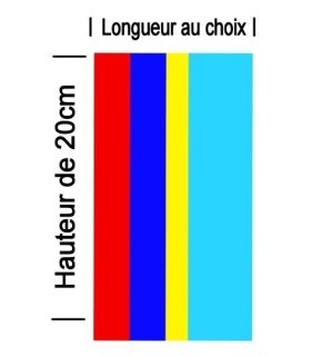 Stickers BANDE PTS-2 Hauteur 20CM