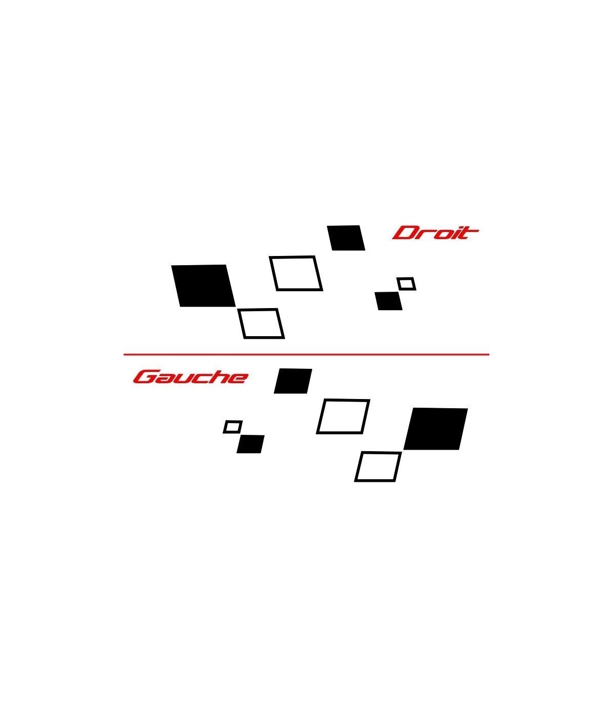 Stickers  RENAULT SPORT KIT DAMIER