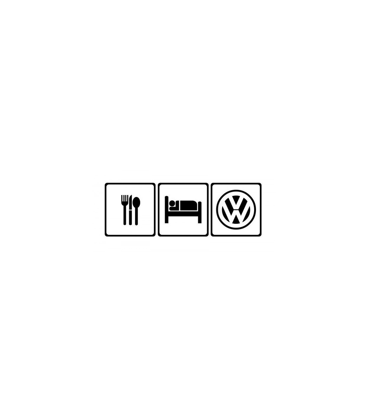 Stickers EAT SLEEP VW