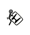 Stickers FUCK HONDA