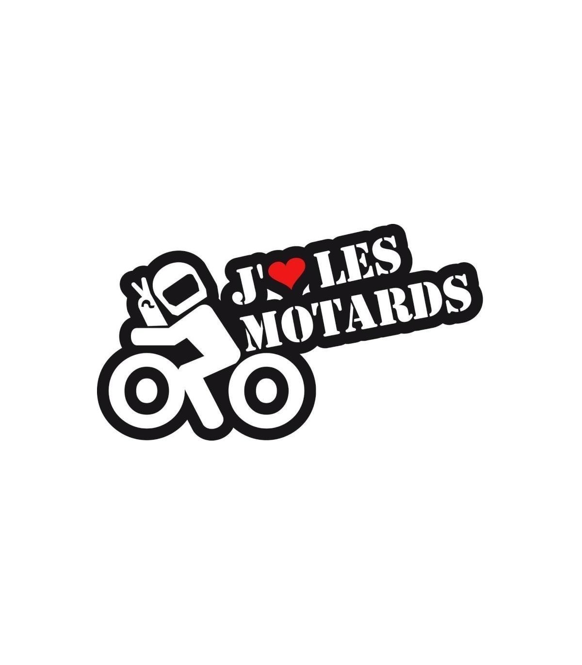 Stickers J'AIME LES MOTARDS