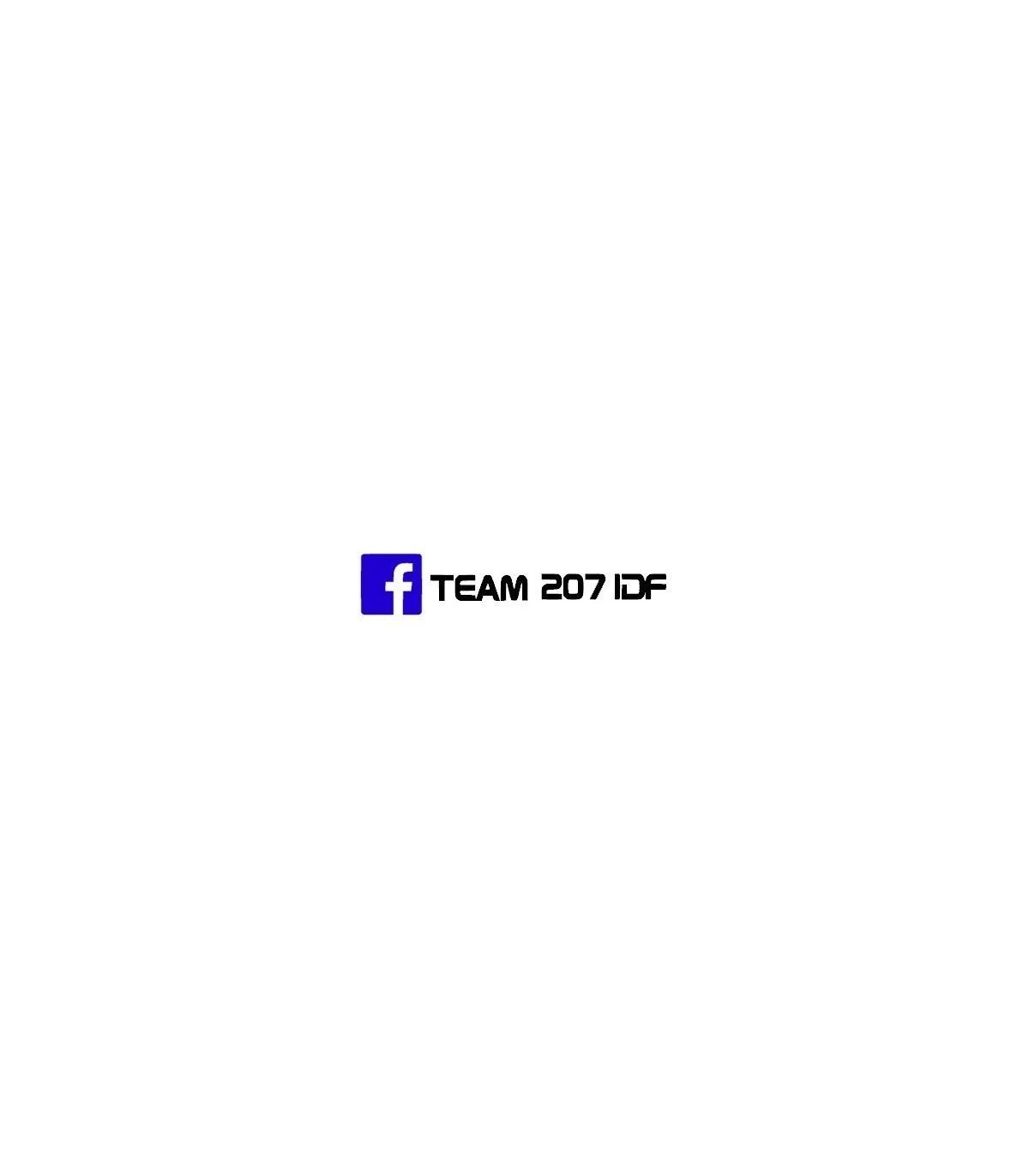 Stickers  TEAM 207 IDF TEXTE