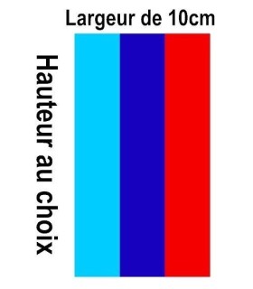 Stickers BMW MOTORSPORT LARGEUR 10cm