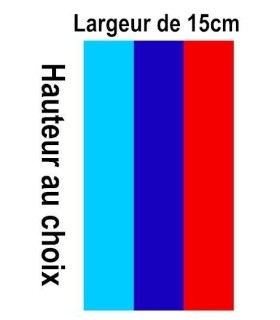 Stickers BMW MOTORSPORT LARGEUR 15cm